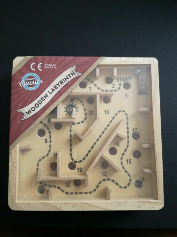 Wooden labyrinth